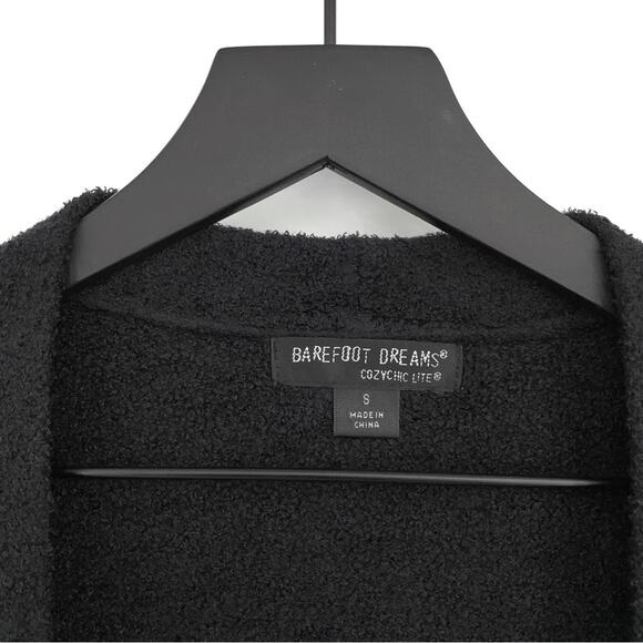 BAREFOOT DREAMS CozyChic Lite Long Cardigan Black S - Picture 5 of 11